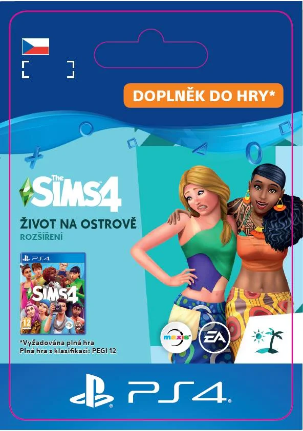 CZ PS4 - The Sims™ 4 Island Living elektronická licence