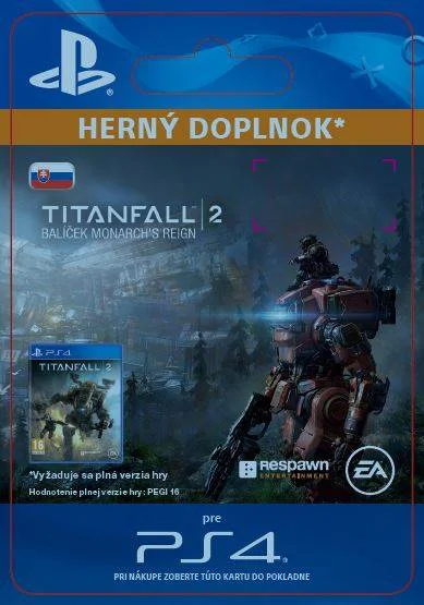 CZ PS4 - Titanfall™ 2: Monarch's Reign Bundle elektronická licence
