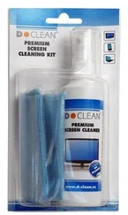 D-CLEAN PREMIUM SCREEN CLEANER čistící roztok 125ml + utěrka 20x20 cm