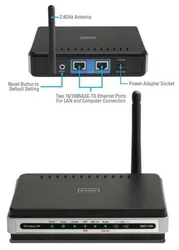 D-Link DAP-1160 Wireless Open Source Access Point 802.11g, 2 porty 10/100