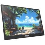 DAHUA 16" LED PM16-F201PD/ IPS panel/ 1920x1080 (FHD)/ 1200:1/ 10 ms/ 200 cd/m²/ HDMI/ 2xUSB-C/ VESA 75x75/ čierny