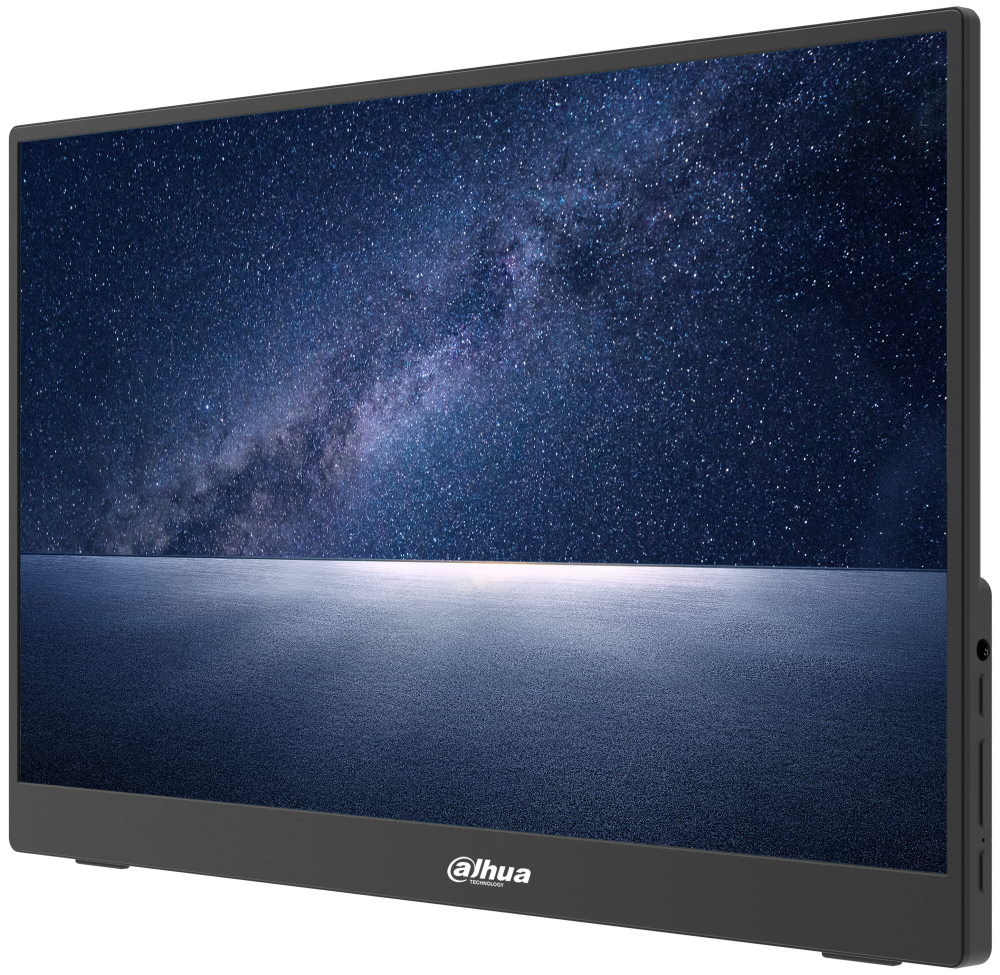 DAHUA 16" LED PM16-F201SDT/ IPS panel/ 1920x1080 (FHD)/ 1000:1/ 6ms/ 250 cd/m2/ HDMI/ 2xUSB-C/ VESA 75x75/ černý