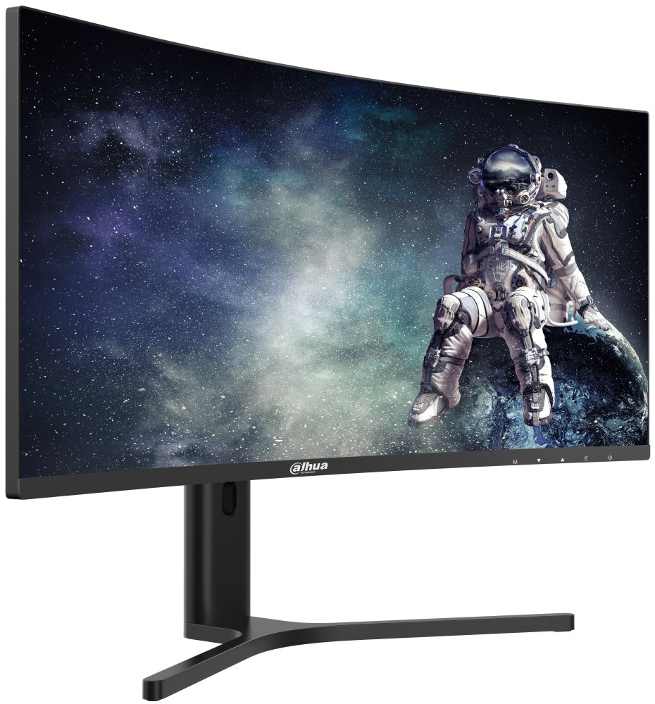 DAHUA 34" LED LM34-E330CA/ herní/ VA panel/ 3440x1440 (UW-QHD)/ 3500:1/ 1ms/ 300cd/m2/ 2xHDMI/ 2xDP/ PIVOT/ VESA 100x100