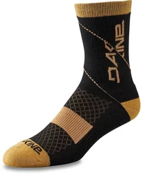 Dakine Berm Crew Sock Black/Tan S/M 194626398037