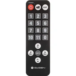 Dálkový ovladač k DVB-T/T2 příjímačům GoGen