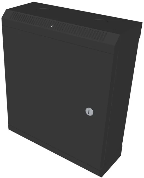 DATACOM 10" nástenná skrinka 9U/140 mm (plech) čierna