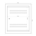 DATACOM 19" skriňa na zapustenú montáž 4U+2U/150mm (plech)