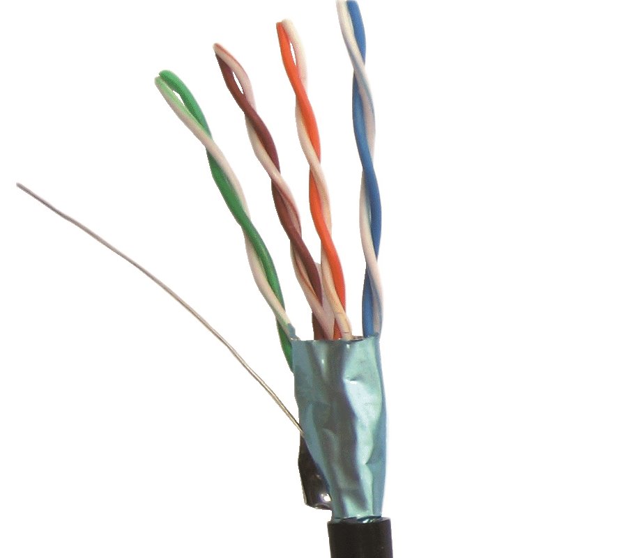 DATACOM FTP drôt CAT5E PE 100m čierny OUTDOOR 1386