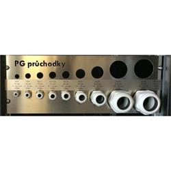 DATACOM Kabelová průchodka  PG42 (30 - 38 mm) šedá