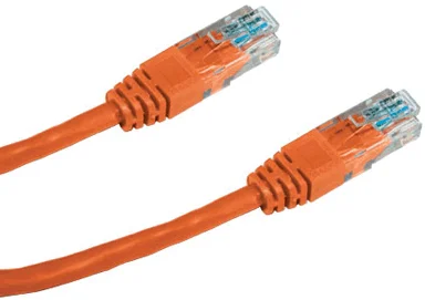 DATACOM PATCH CABLE UTP CAT5E 0,25m oranžový