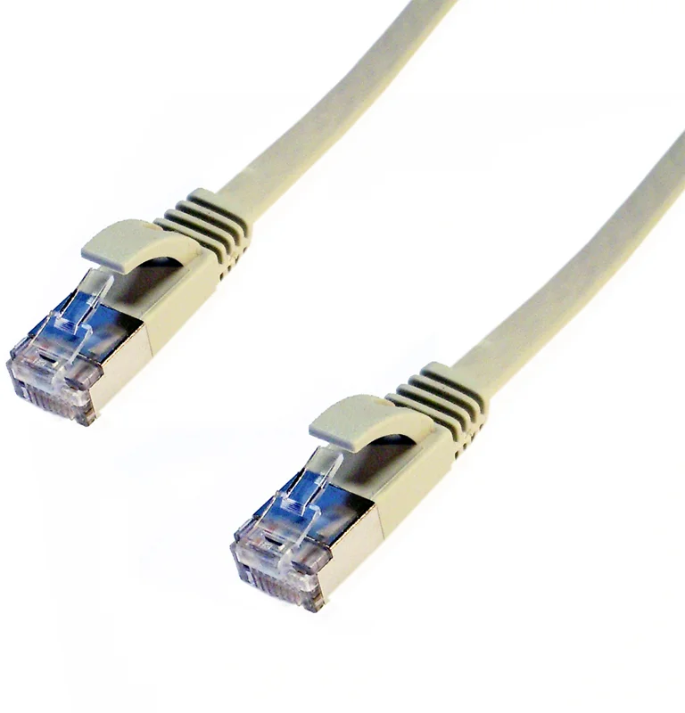 DATACOM Patch kábel FTP CAT6 5 m sivý FLAT plochý