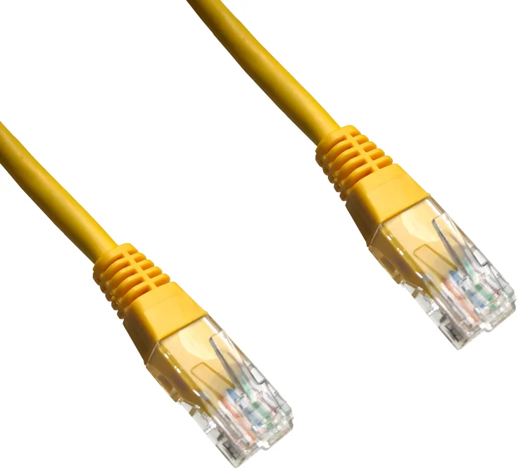 DATACOM Patch kábel UTP CAT5E 1m žltý