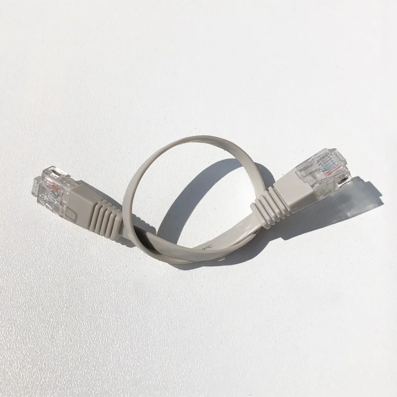 DATACOM Patch kábel UTP CAT6 0,25m sivý FLAT plochý