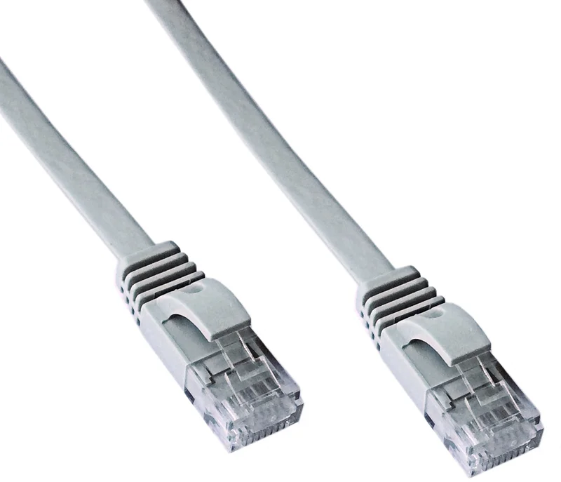 DATACOM Patch kábel UTP CAT6 2m sivý FLAT plochý