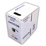 DATACOM UTP drát CAT5E PVC,Eca 305m box šedý
