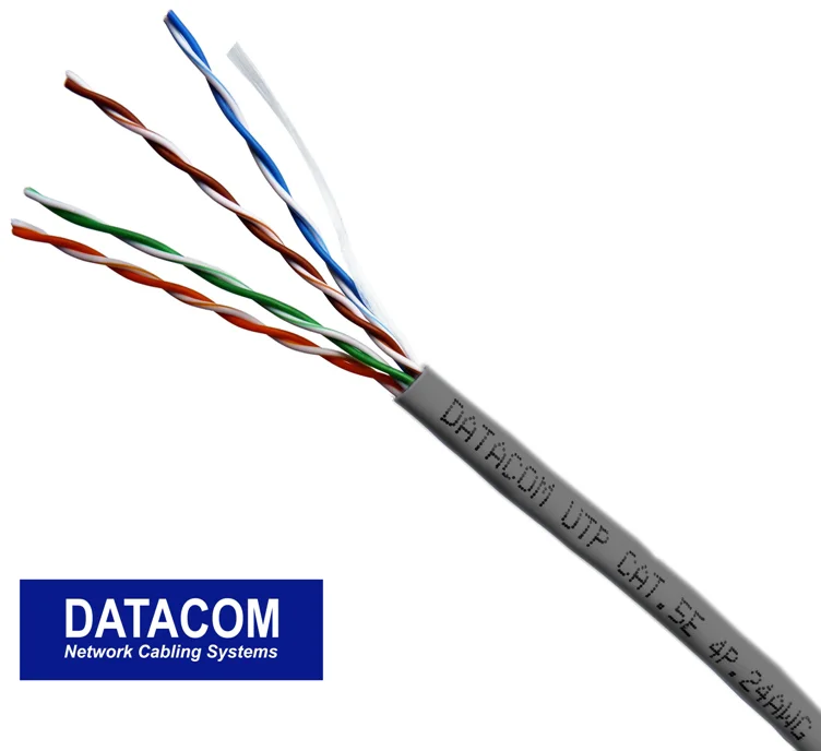 DATACOM UTP kábel CAT5E LSOH 305m krabica sivá