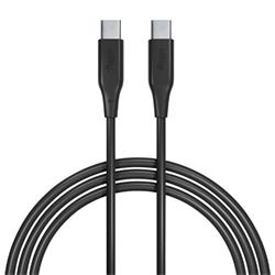 Datový kabel Allity AUC-02 USB-C/USB-C 1m 60W černý