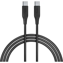 Dátový kábel Allity AUC-02 USB-C/USB-C 1m 60W čierny