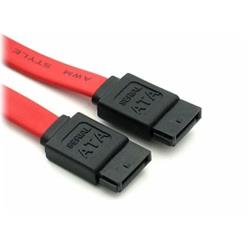 Dátový kábel PremiumCord 0,5 m SATA 1,5/3,0 GBit/s červený