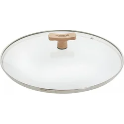 de Buyer Sklenené veko s drevenou rukoväťou, 32 cm