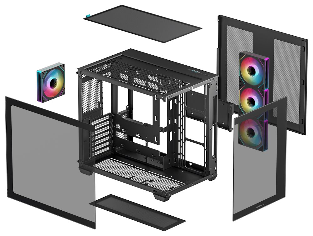 DEEPCOOL CG530 4F, čierna