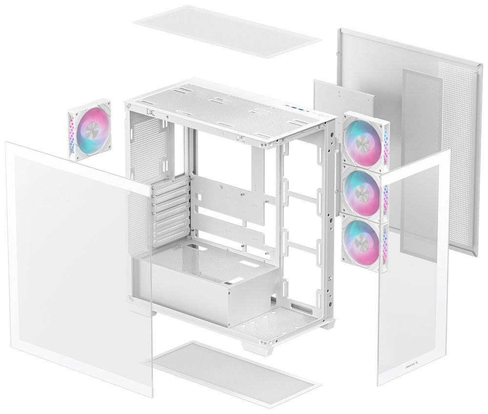 DEEPCOOL CG580 4F, bílá