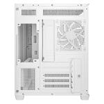 DEEPCOOL skříň CG330 3F microATX / 3x120 mm ARGB fan / USB 3.0 / 2×USB 2.0/ panoramatická / bílá