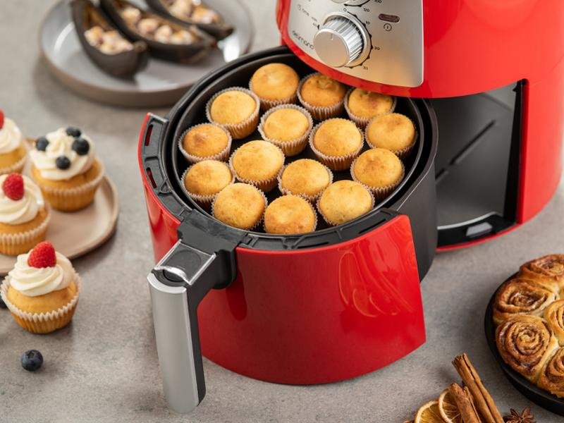 Delimano Air Fryer Red (AIR FRYER PRO RED) T.S.BOHEMIA