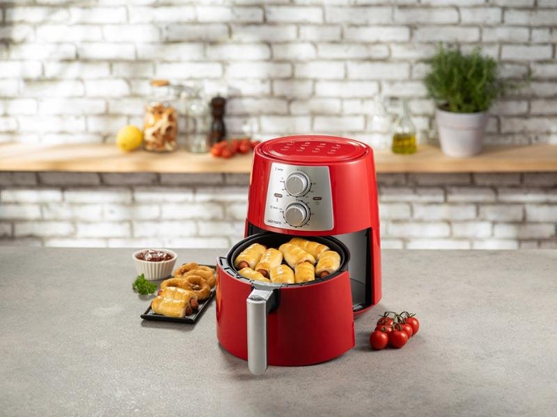 Delimano Air Fryer Red (AIR FRYER PRO RED) T.S.BOHEMIA