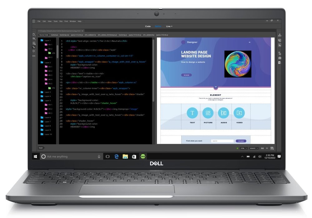 DELL Precision 3580/ i7-1370P/ 32GB/ 1TB SSD/ Nvidia A500 4GB/ 15.6" FHD/ W11Pro/ 3Y PS on-site