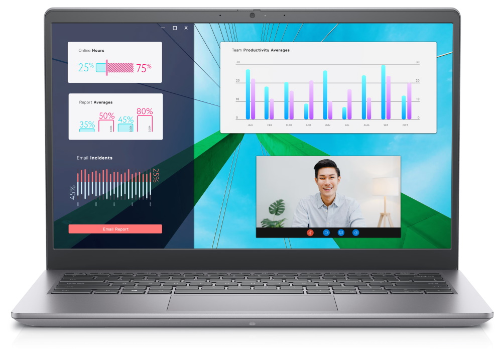 DELL Vostro 14 (3430)/ i7-1355U/ 16GB/ 512GB SSD/ 14" FHD/ Iris Xe/ W11Pro/ FPR/ 3Y Basic na mieste