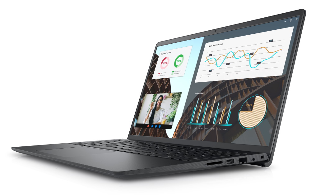 DELL Vostro 15 (3530)/ i5-1335U/ 16GB/ 512GB SSD/ 15.6" FHD/ Iris Xe/ FPR/ podsv.kl./ W11Pro/ černá/ 3Y Basic on-site
