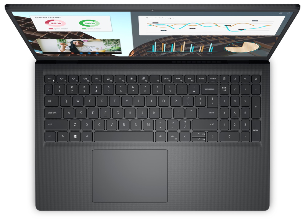 DELL Vostro 15 (3530)/ i5-1335U/ 8GB/ 512GB SSD/ 15.6" FHD/ Intel UHD/ FPR/ podsv.kl./ W11H/ černá/ 3Y Basic on-site