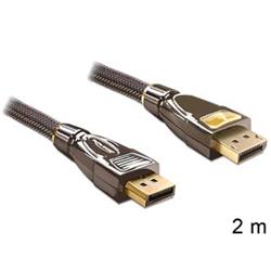 Delock Displayport kabel samec - samec 2 m PREMIUM (82771)