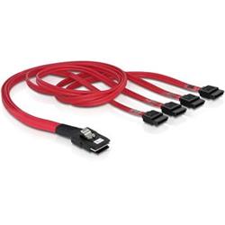 Delock kabel SAS mini 36-pin / 4x SATA 50 cm (83057)