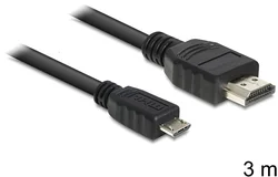 Delock MHL kabel samec > High Speed HDMI samec 3 m (83296)