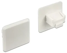Delock Prachový kryt pre RJ45 samice bez úchytu 10 kusov biely