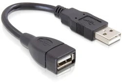 Delock USB 2.0 kábel, predĺženie A-A samec / samica 13 cm