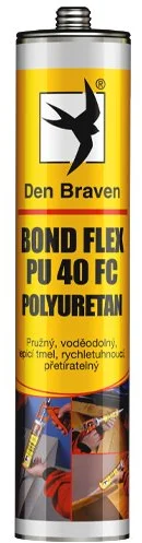 Den Braven BOND FLEX PU 40 FC polyuretán, 300 ml, biely