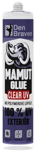 Den Braven MAMUT GLUE Clear UV 290ml transparentný
