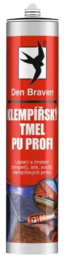 Den Braven Opravný tmel PU PROFI, 300 ml, sivý