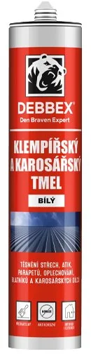 Den Braven Tmel na inštalácie a karosérie, 280 ml, čierny
