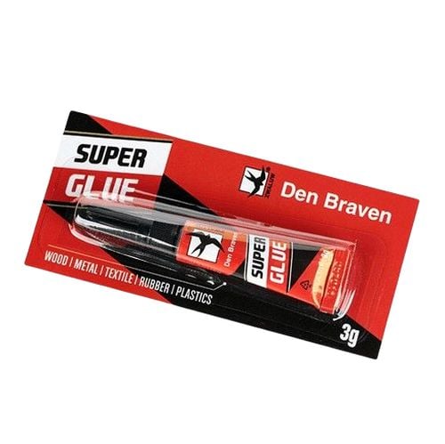 DENBRAVEN Lepidlo SUPER GLUE second 3ml transparentné
