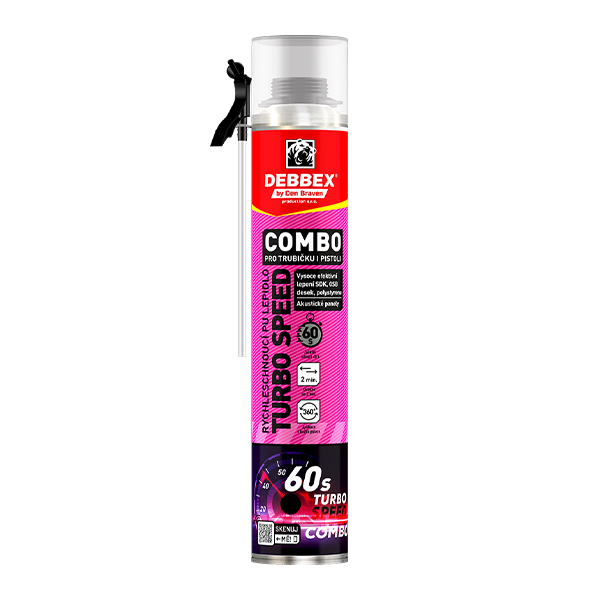 DENBRAVEN Rychlesch. PU lepidlo TURBO SPEED COMBO 2v1 750ml DEBBEX -