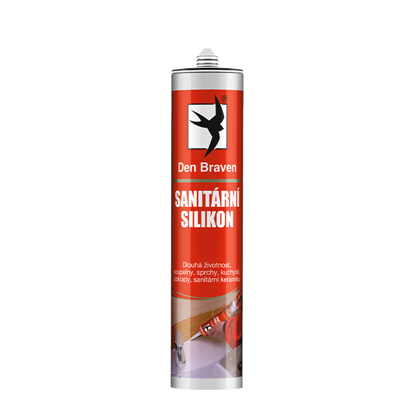 DENBRAVEN Sanitárny silikón 280ml manhattan RL