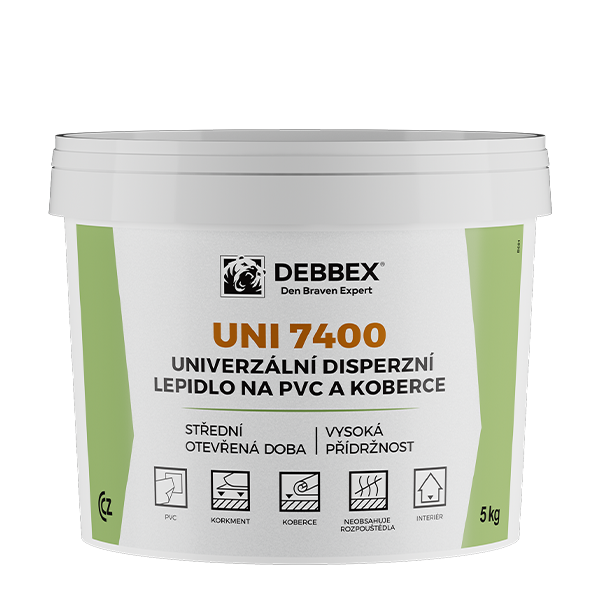 DENBRAVEN Univerzálne disperzné lepidlo na PVC a koberce 1kg UNI 7400