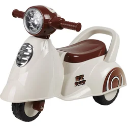 Detská motorka Baby Mix so zvukom Scooter biela