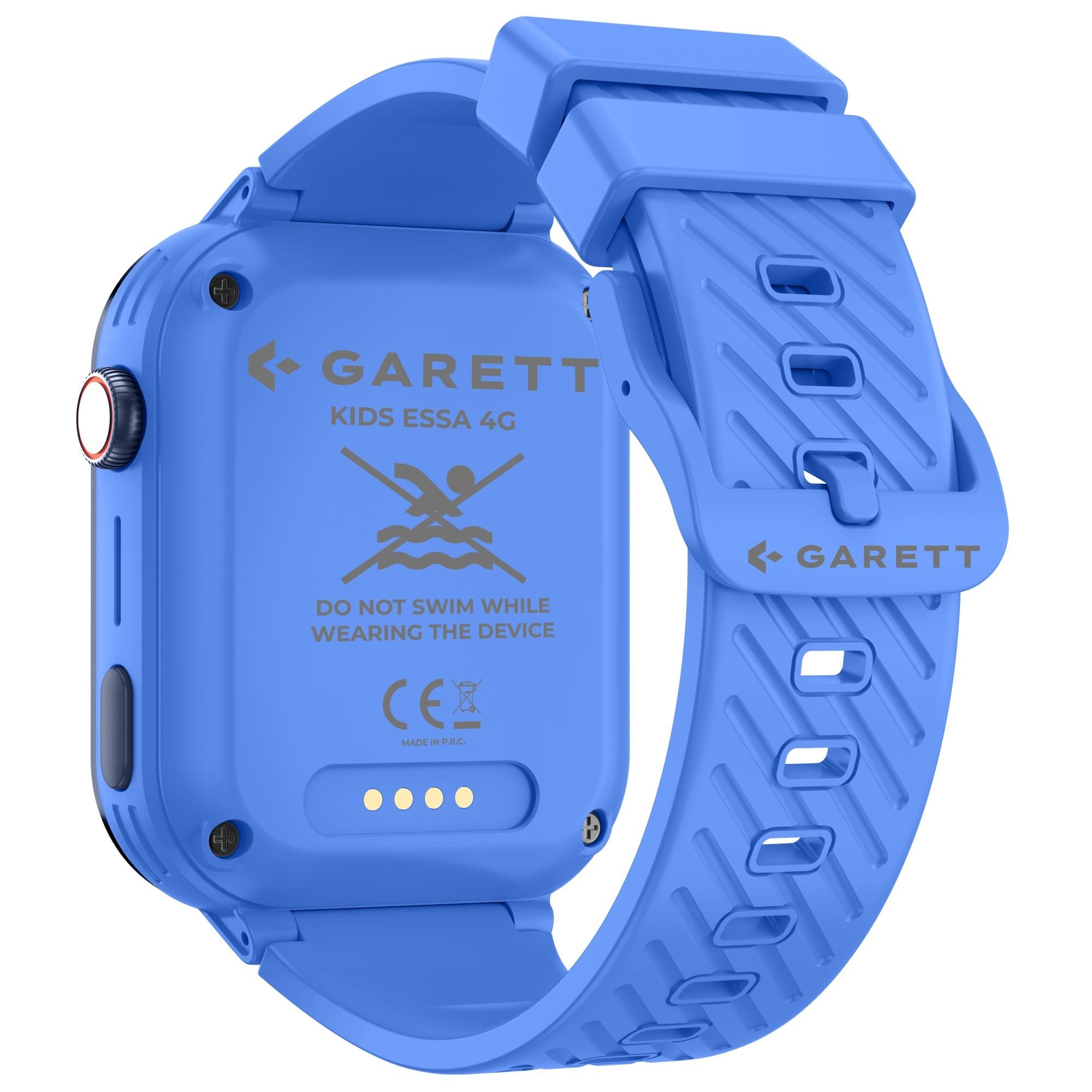 Detské inteligentné hodinky Garett Smartwatch Kids Essa 4G modré