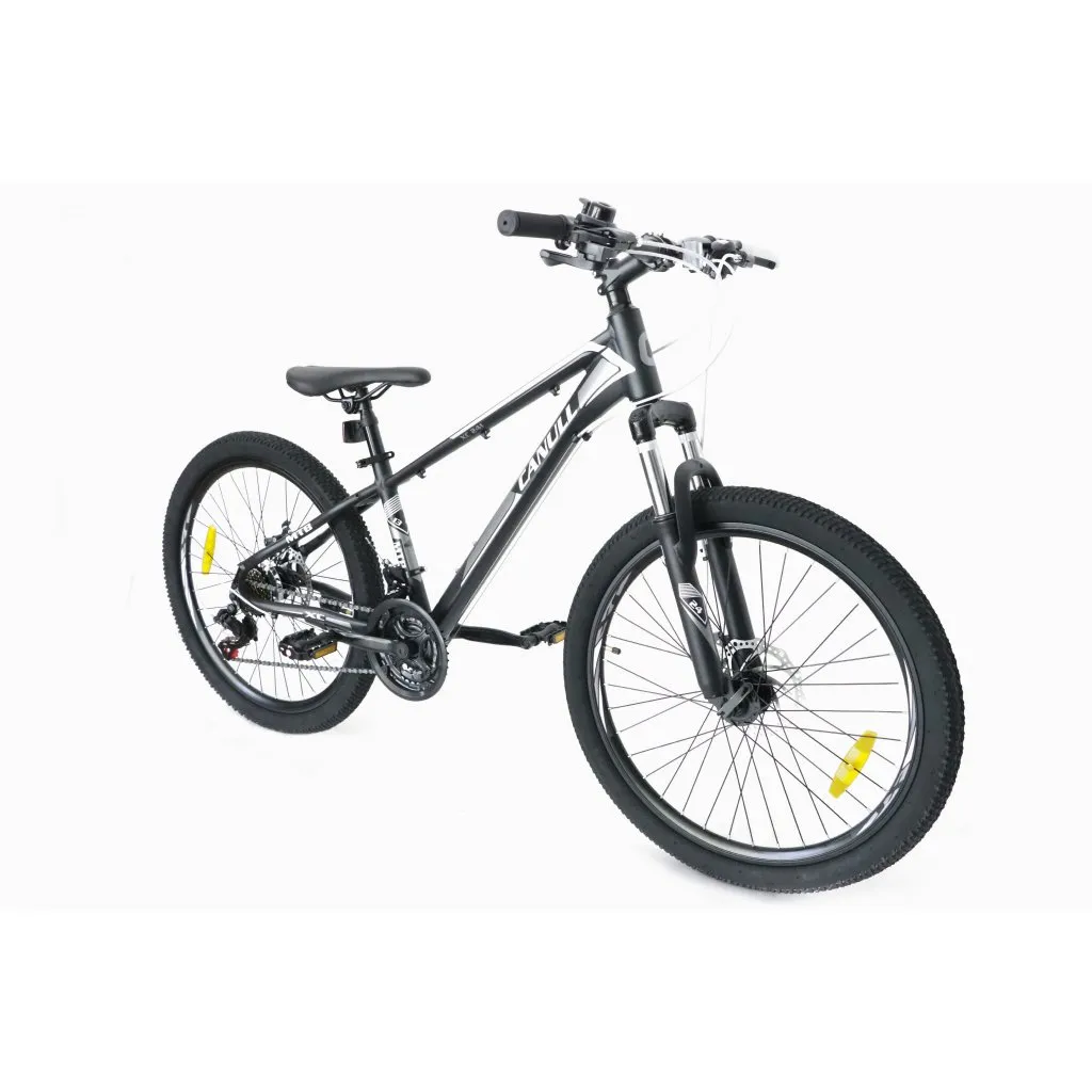 dětské kolo CANULL XC 241 24" černá/bílá