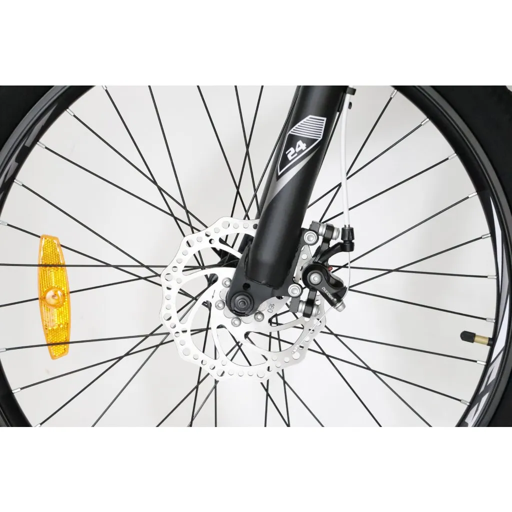 dětské kolo CANULL XC 241 24" černá/bílá